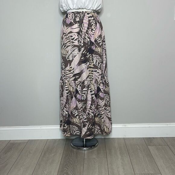 $178 Unsubscribed drew waist silk maxi skirt NWT - Picture 2 of 9